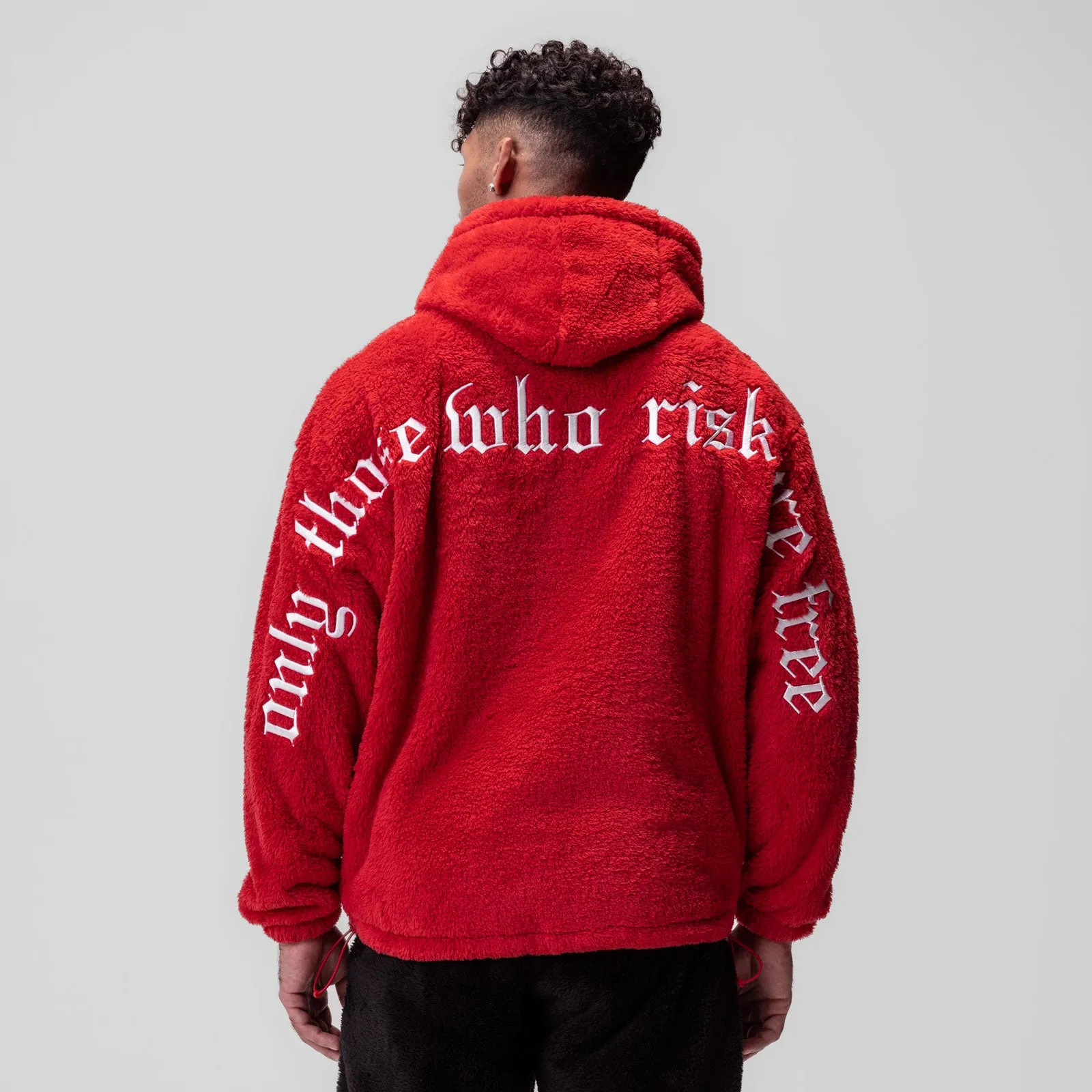 0553. Sherpa Recovery Hoodie - Akira Red/White