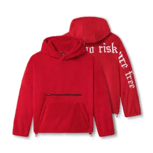 0553. Sherpa Recovery Hoodie - Akira Red/White