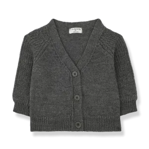 1   IN THE FAMILY MARC  ANTHRACITE CARDIGAN