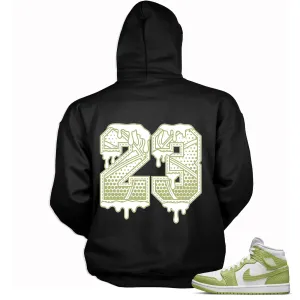 1 Mid Green Python Hoodie 23 Ball