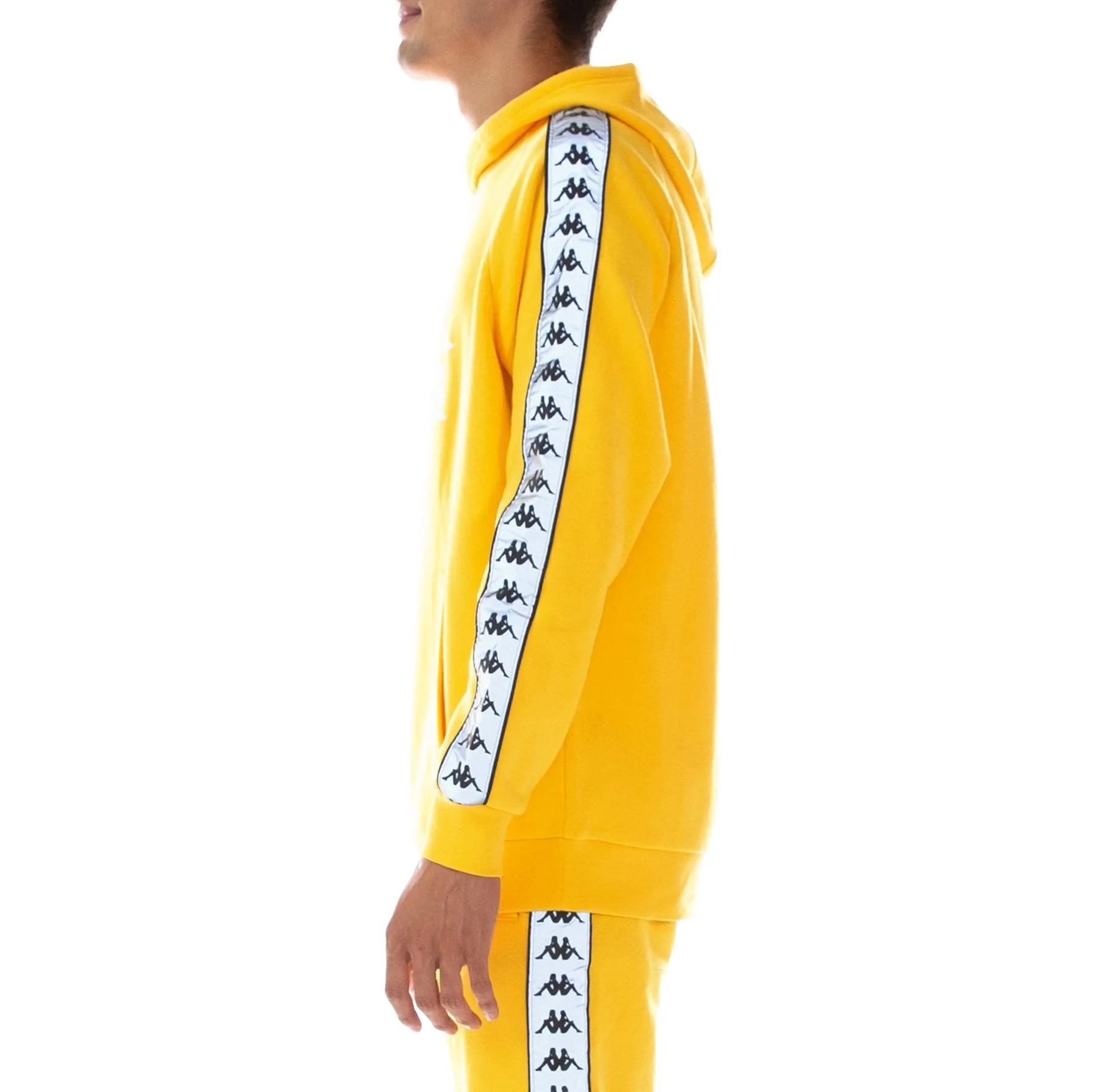 222 Banda Deniss Reflective Hoodie - Yellow