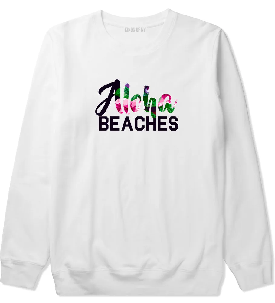 Aloha Beaches Mens Crewneck Sweatshirt