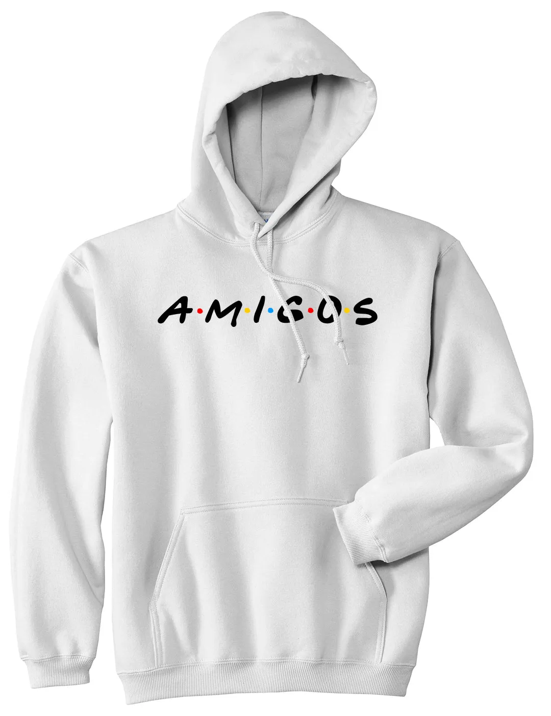 Amigos Funny Friends Spanish Mens Pullover Hoodie