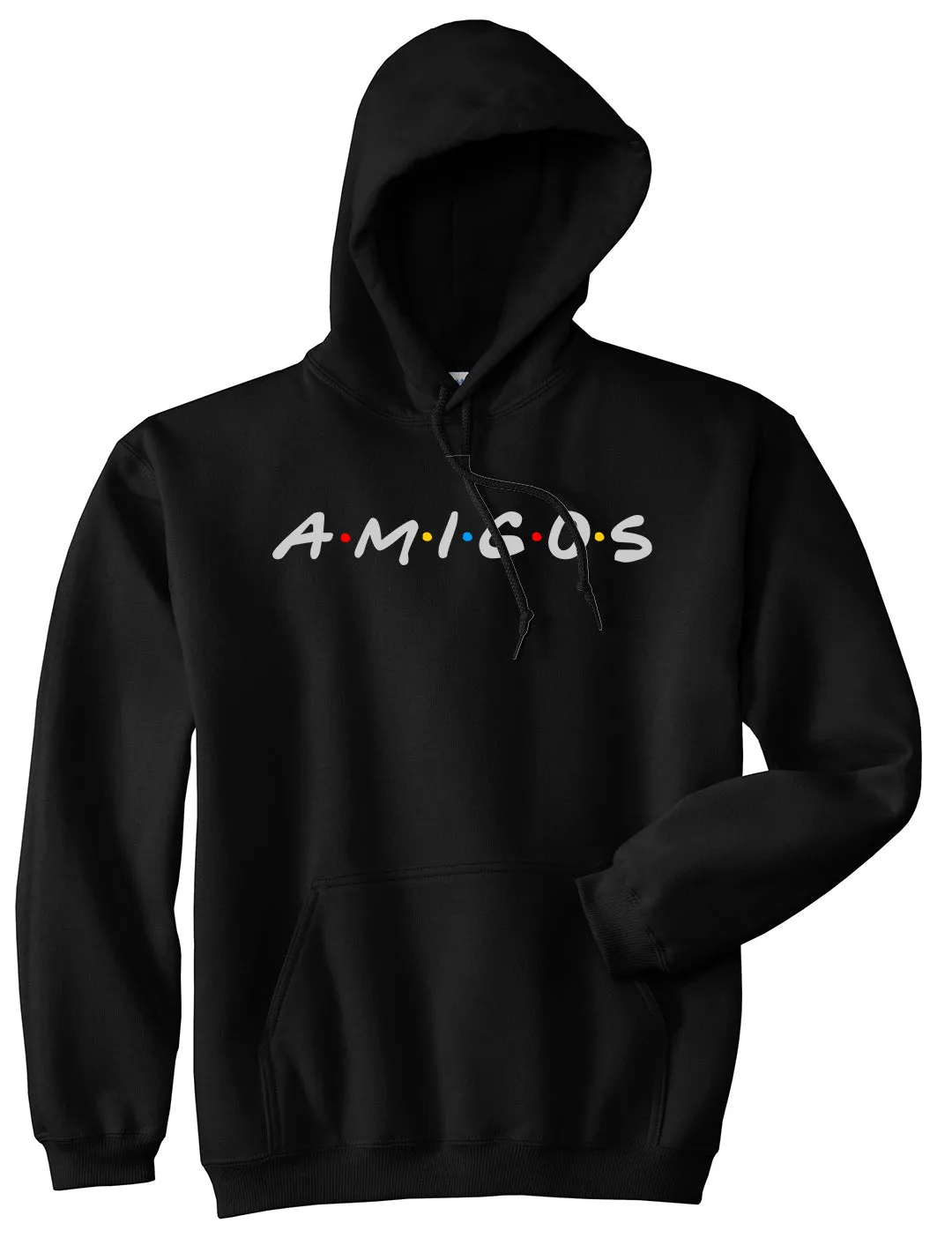 Amigos Funny Friends Spanish Mens Pullover Hoodie