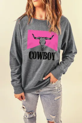 *App Exclusive* COWBOY Bull Sweatshirt