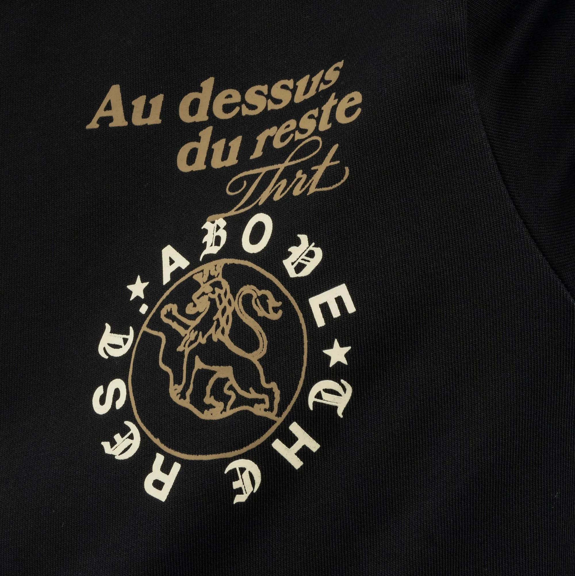 AU DESSUS DU RESTE HOODIE - BLACK