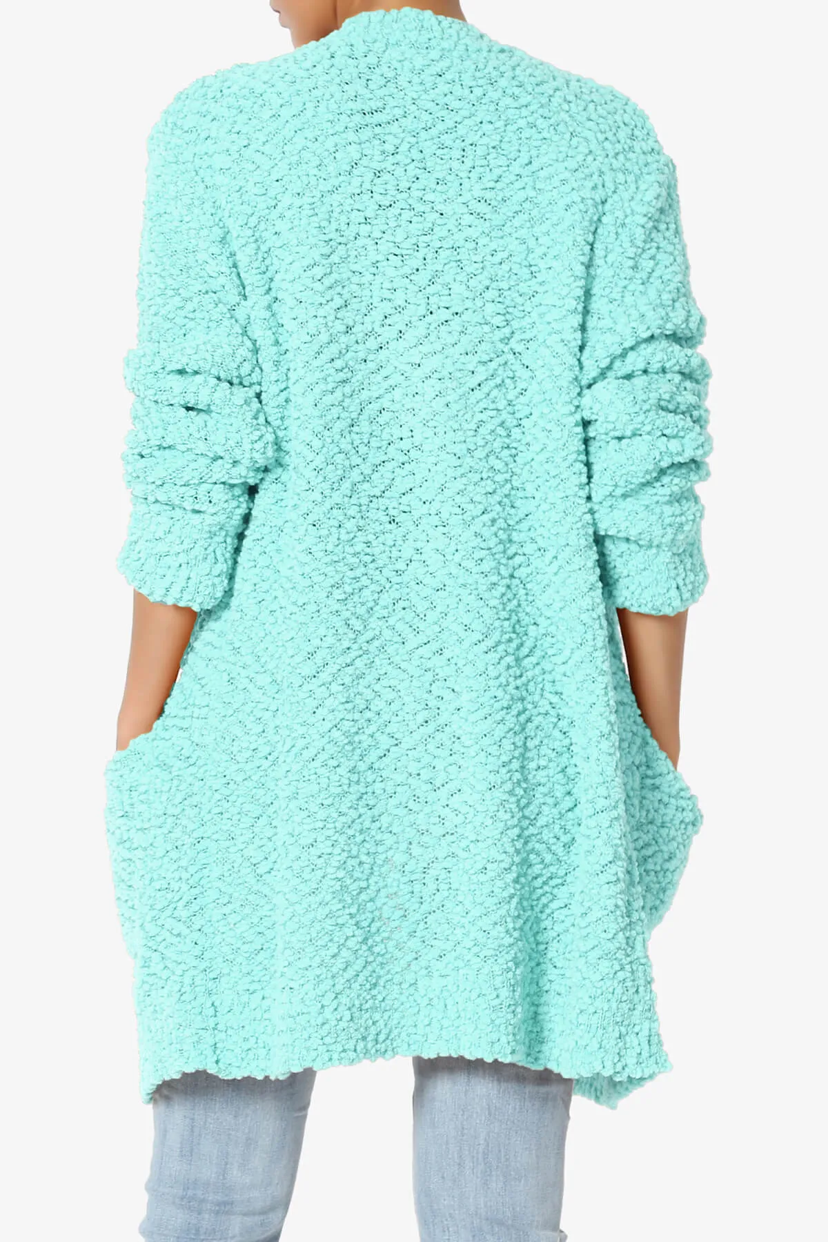 Barry Soft Popcorn Knit Sweater Cardigan PLUS