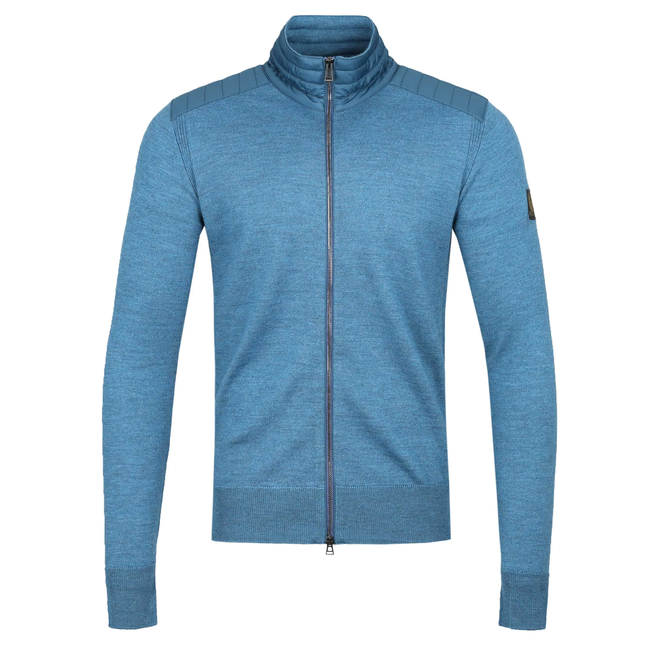 Belstaff Kelby Zip Cardigan in Legion Blue