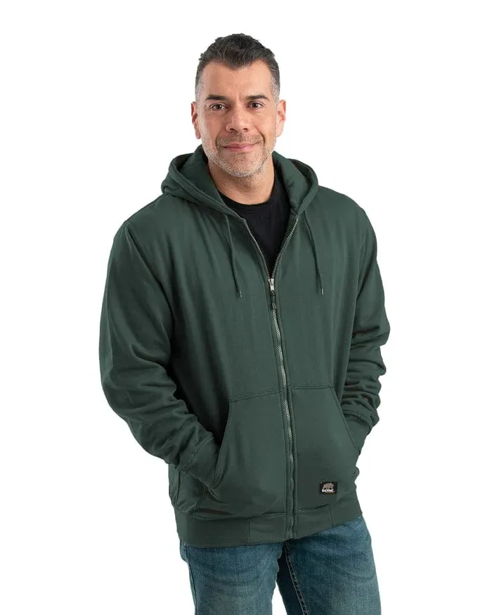 Berne - Men's Heritage Thermal-Lined Full-Zip Hooded Sweatshirt