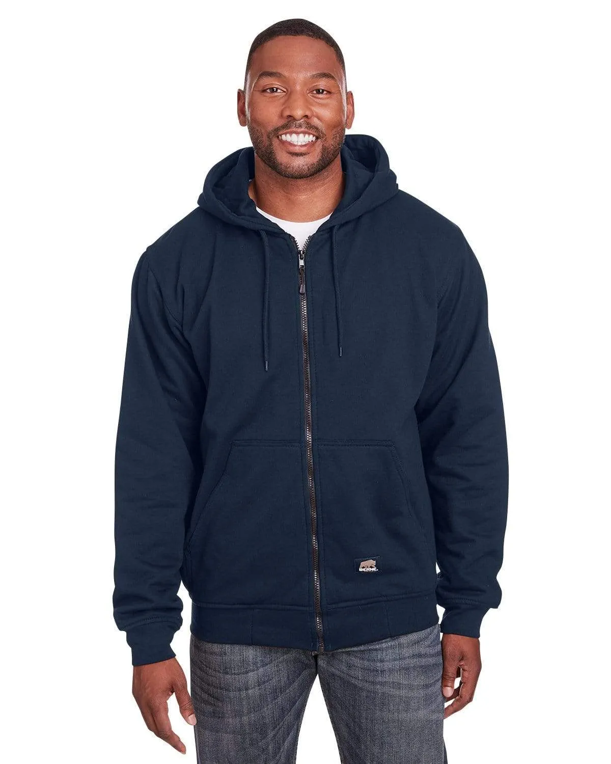 Berne - Men's Heritage Thermal-Lined Full-Zip Hooded Sweatshirt