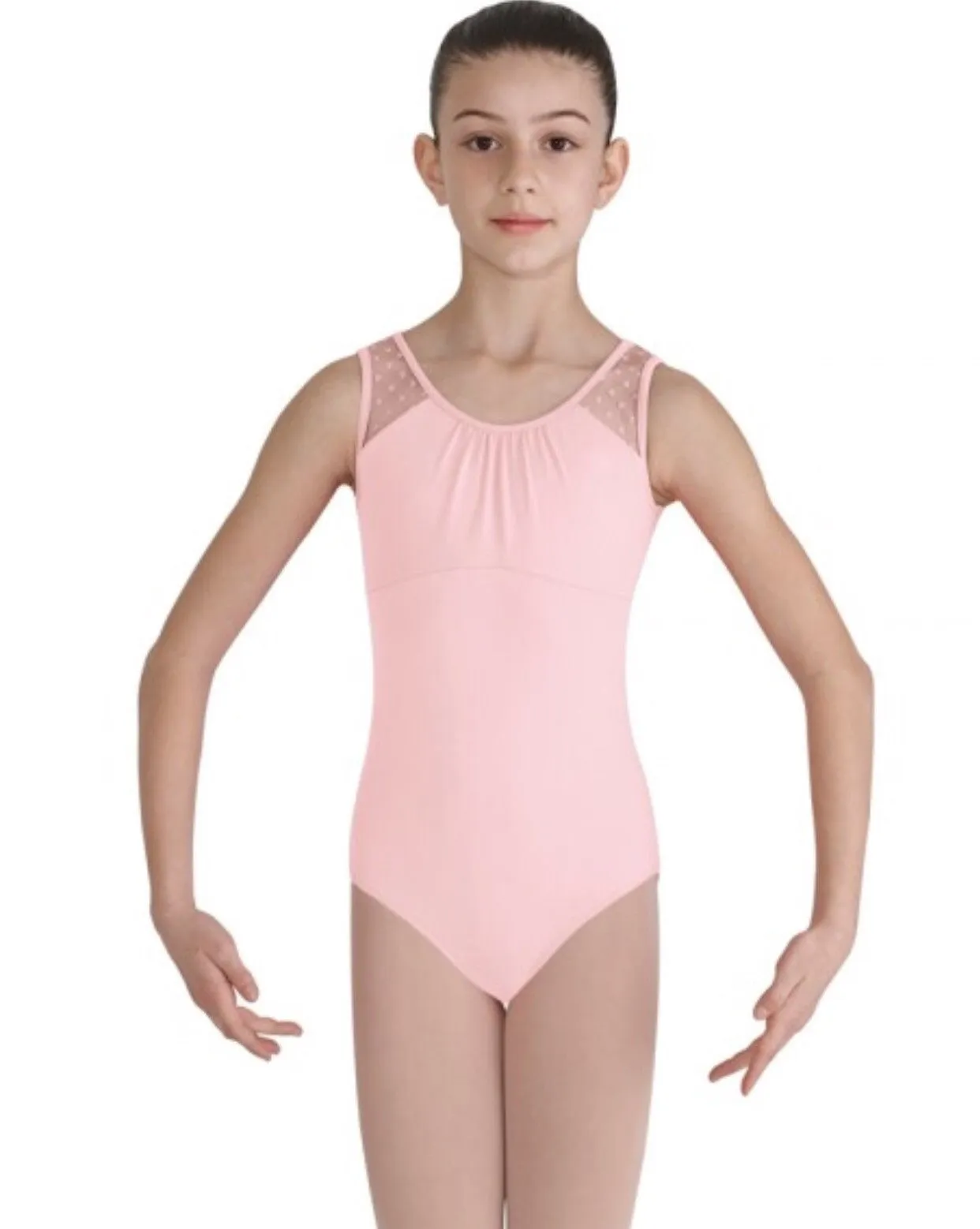 Bloch Heart Mesh Tank Leotard Child's