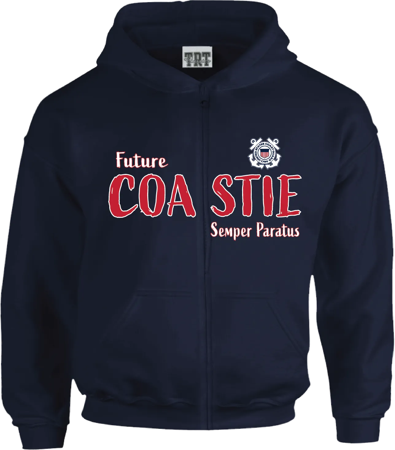 Coast Guard Toddler Full Zip Hoodie Sweatshirt