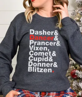 Covet Dance | Reindeer Names Crewneck