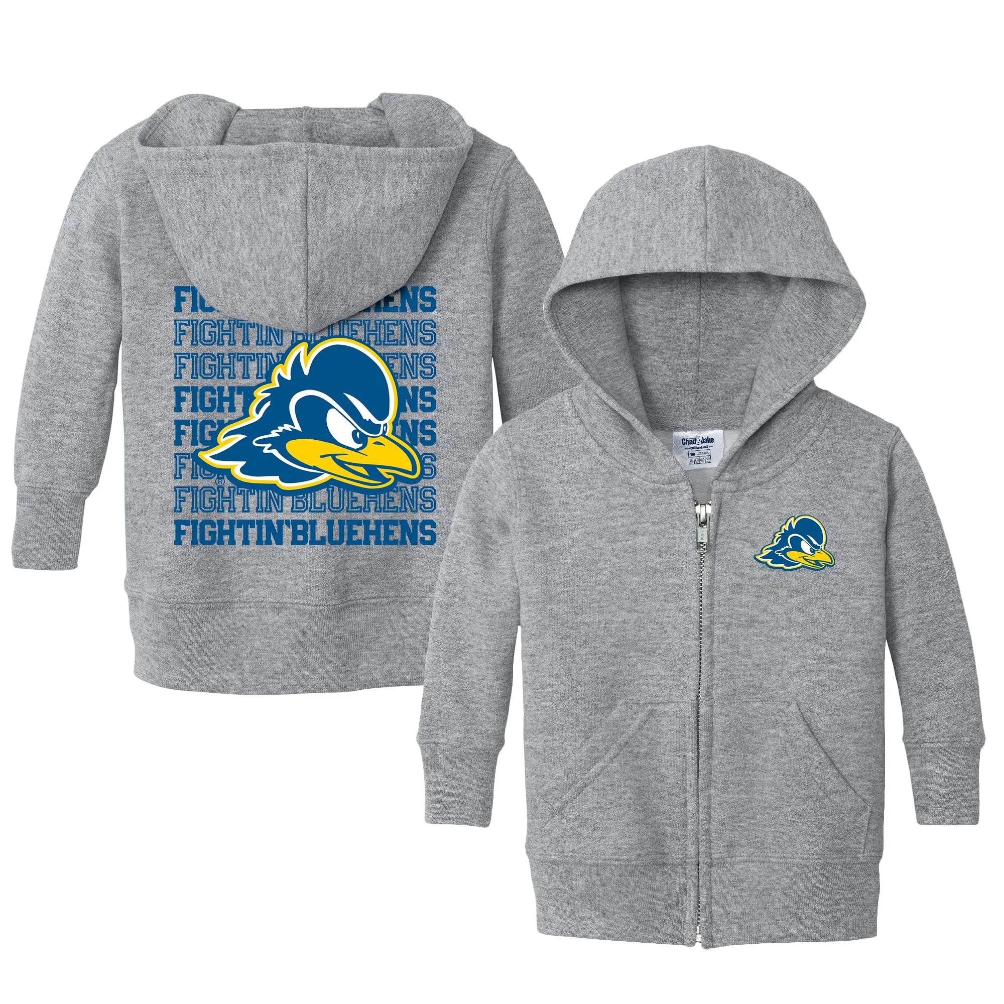 Delaware Fightin' Blue Hens Retro Infant Full-Zip Sweatshirt