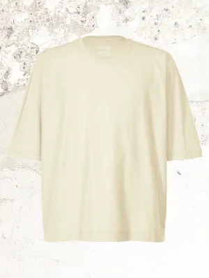 Homme Plissé Issey Miyake Ivory Loose-fitting cotton T-shirt