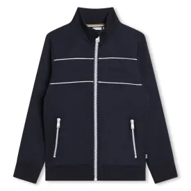 Hugo Boss Navy Zip Sweatshirt