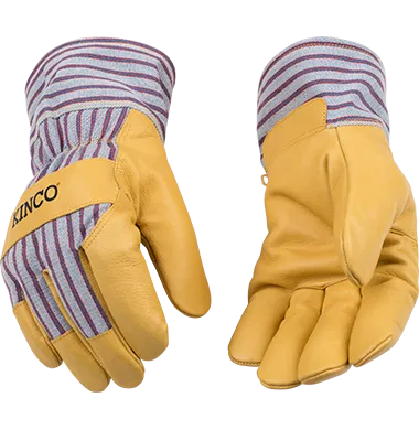 Kinco 1927 Trademarked Otto Lined Ultra Suede Thermal Insulation Lined Grain Pigskin Gloves (One Dozen)