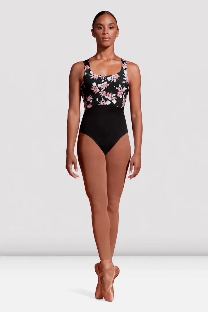 Ladies Mirella Jardin Wide Strap Leotard