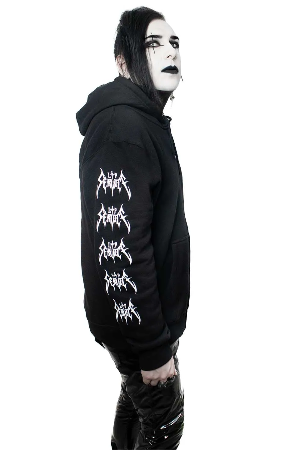 Lip Service Dagger Coffin Zip Hoodie