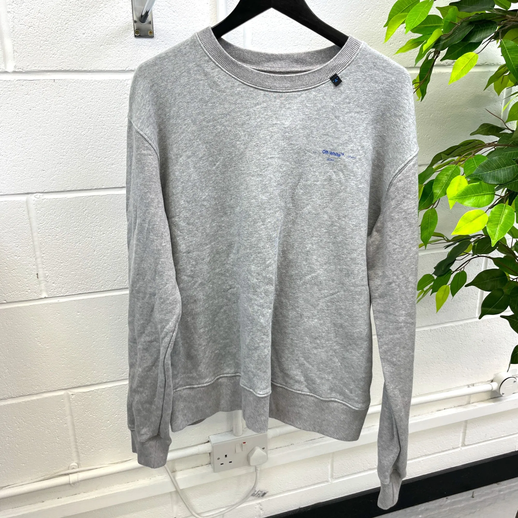 Men's Arrow Logo Sweatshirt Grey Size L