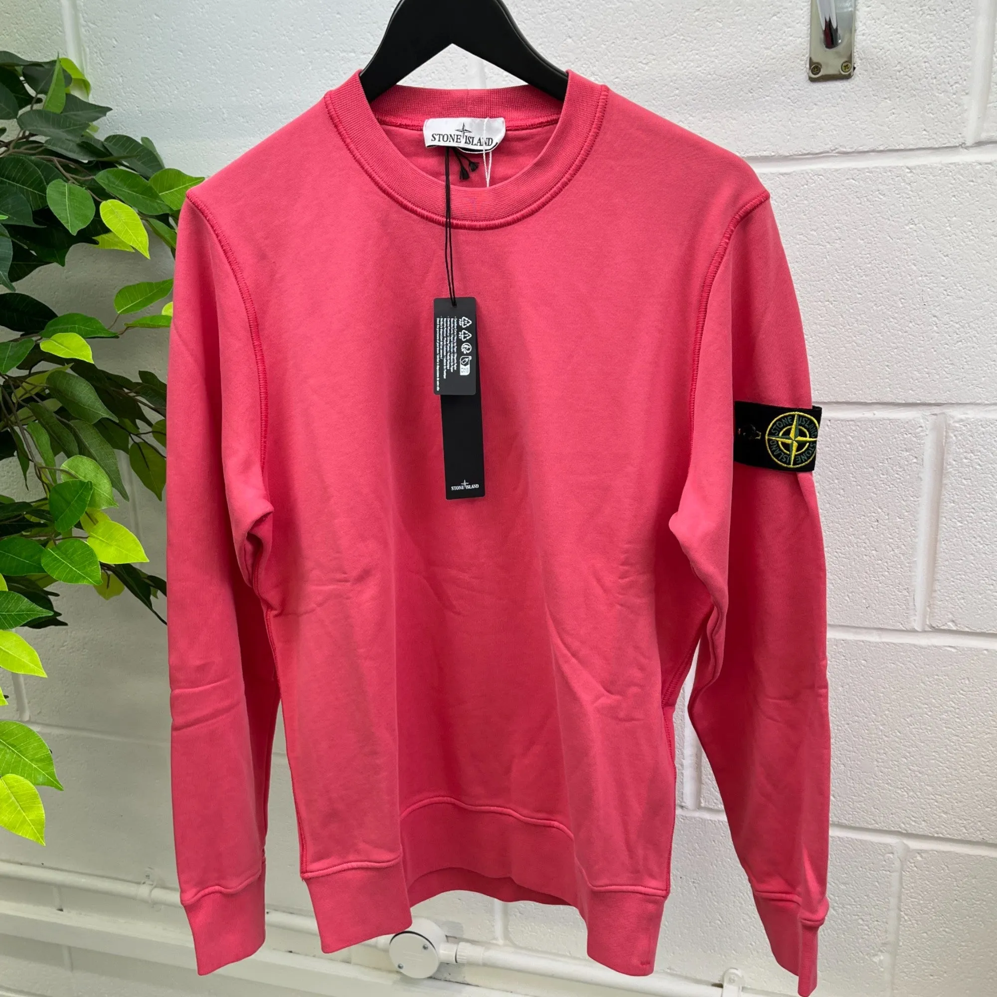 Men's Felpa Sweatshirt Pink Size M