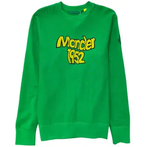 Men's Logo Sweatshirt Green Size S