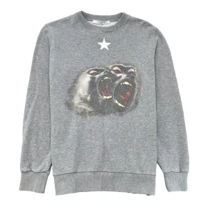 Men's Monkey Brothers Sweatshirt Grey Size XS