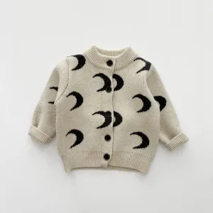 Moon Patterned Cardigan