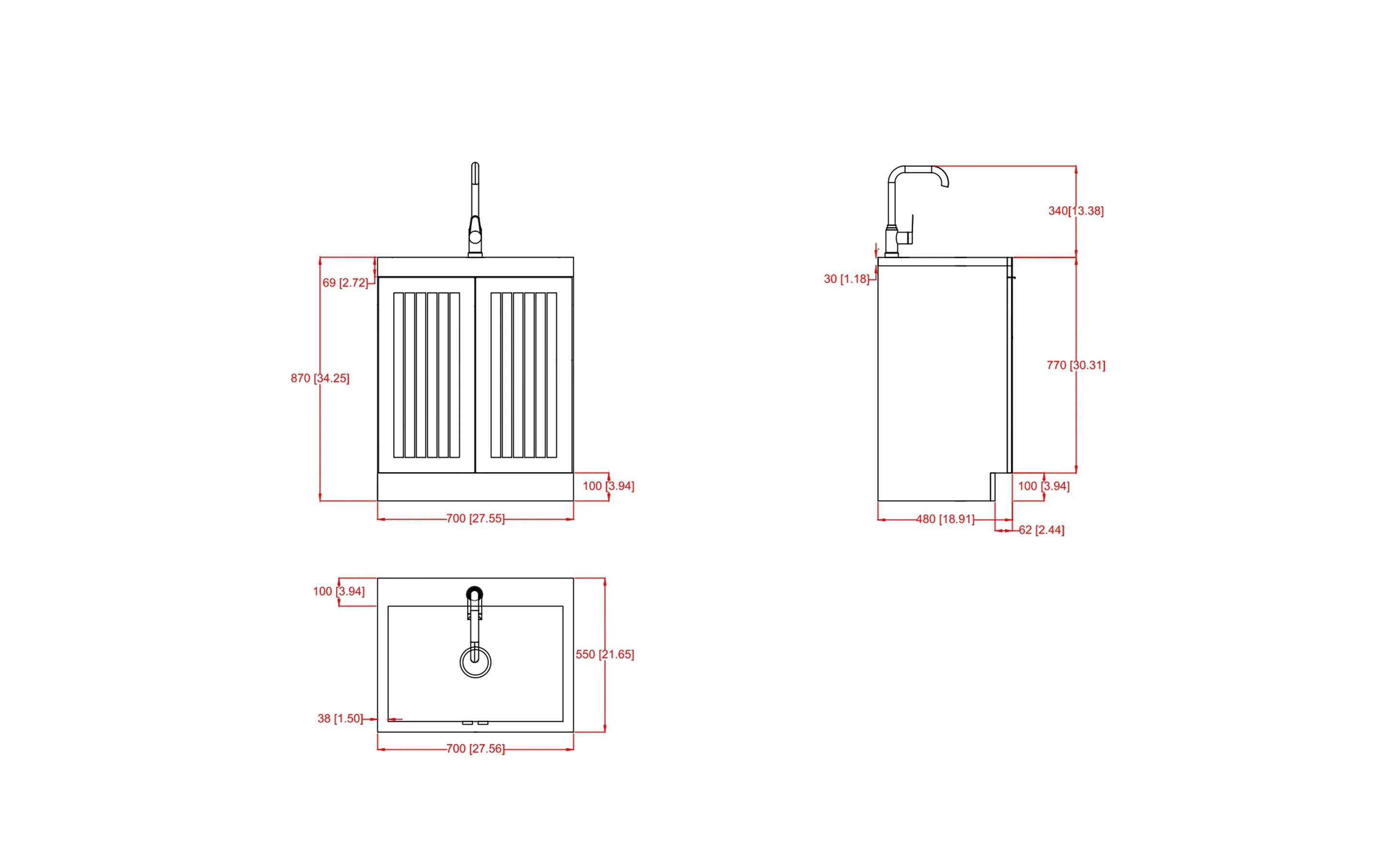 Murphy 28 inch Laundry Cabinet