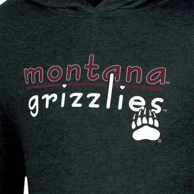 NCAA Licensed Montana Grizzlies Girls' Heart Hoodie, XS