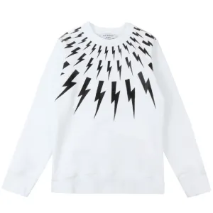 Neil Barrett Thunderbolt Motif Sweatshirt