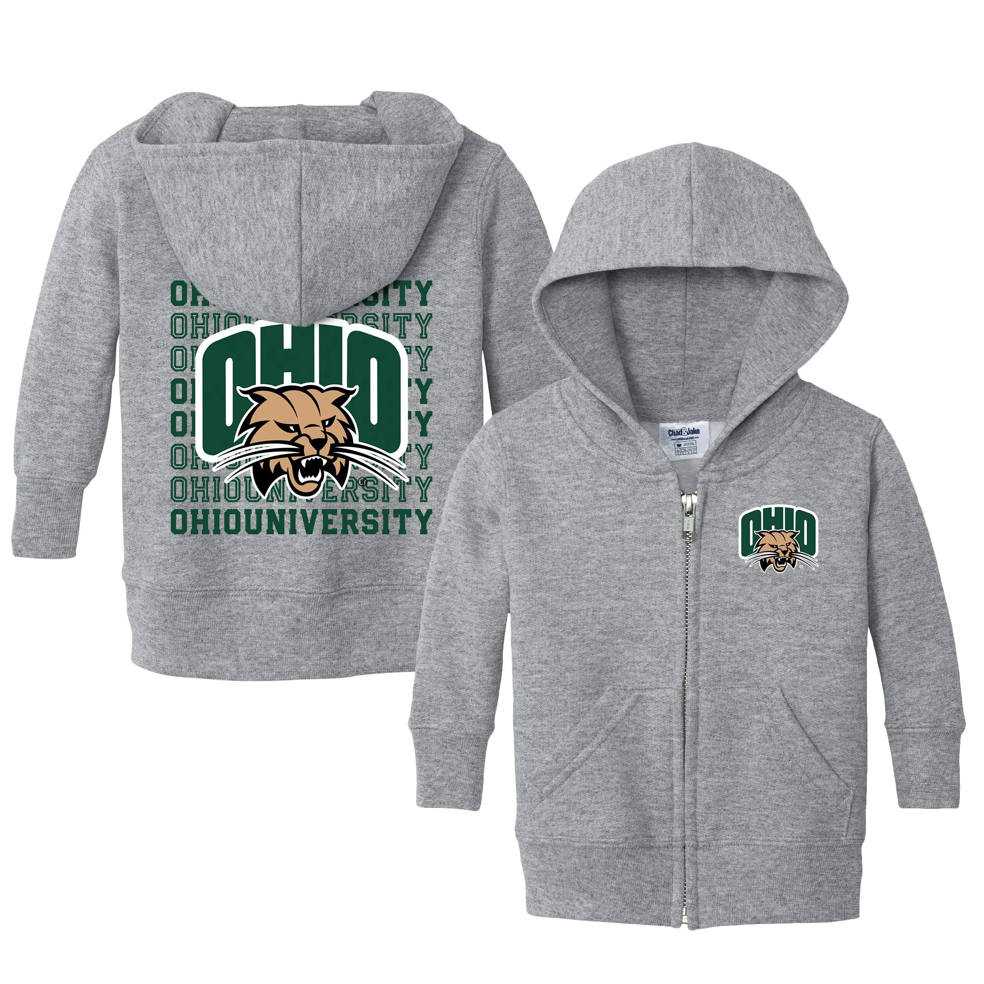 Ohio Bobcats Retro Infant Full-Zip Sweatshirt