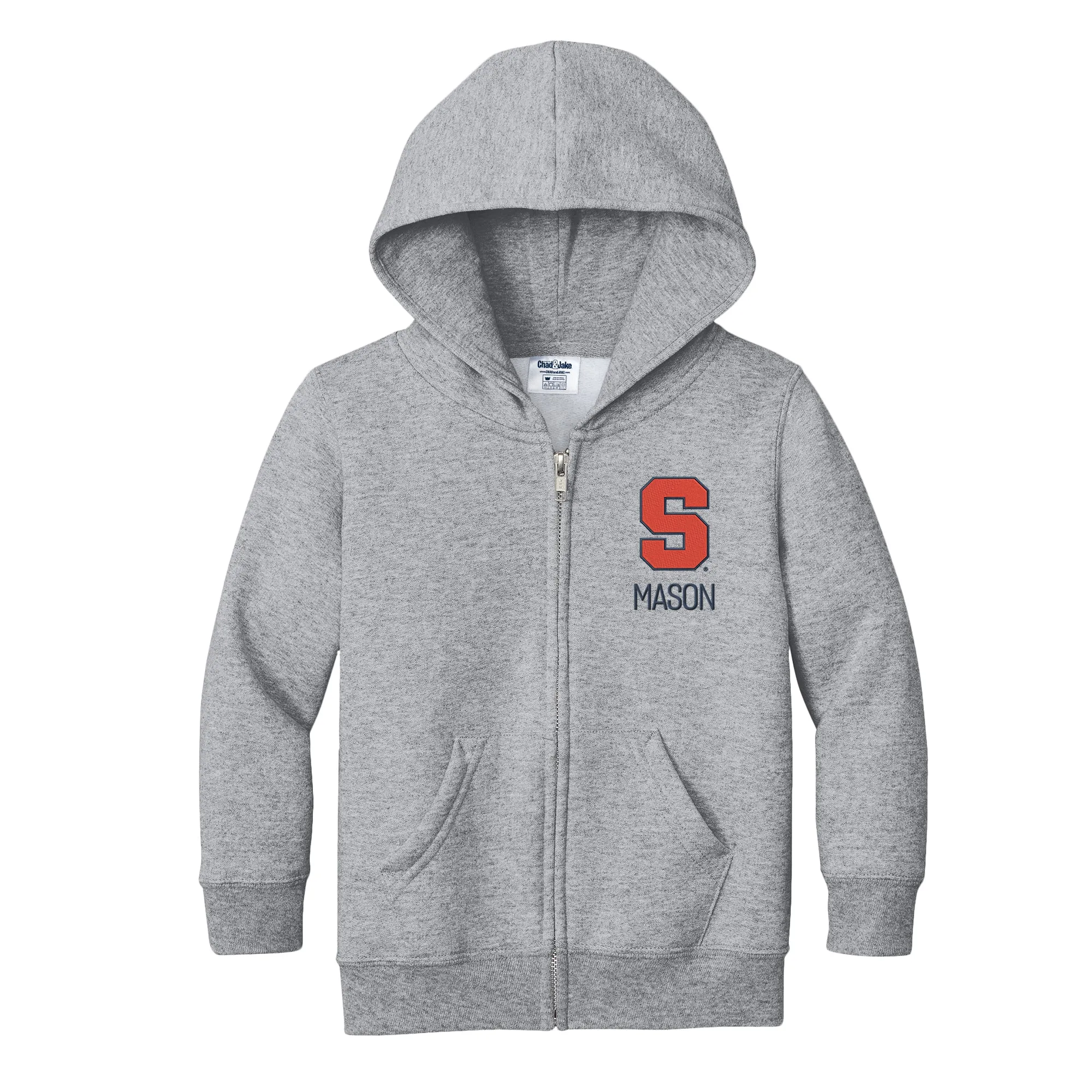 Personalized Syracuse Orange Toddler Full-Zip Sweatshirt