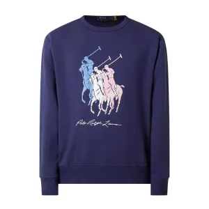 Ralph Lauren Blue Printed Graphic Sweatshirt