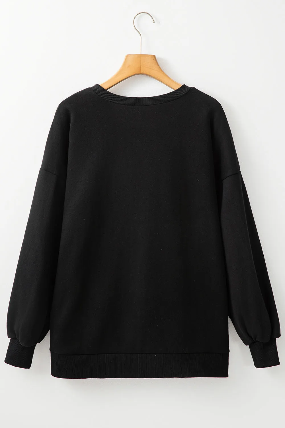 Round Neck Long Sleeve Sweatshirt