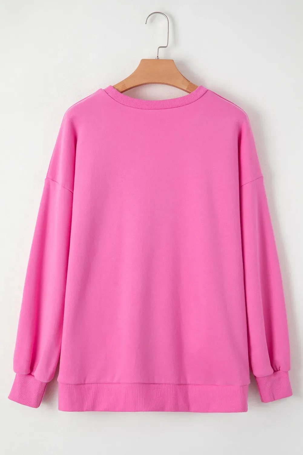 Round Neck Long Sleeve Sweatshirt