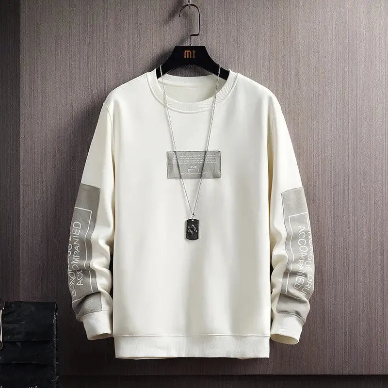 Round Neck Loose Trendy Sweatshirt