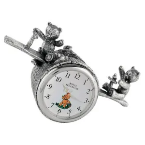 Royal Selangor Playtime Table Clock -  - Teddy Bears Picnic