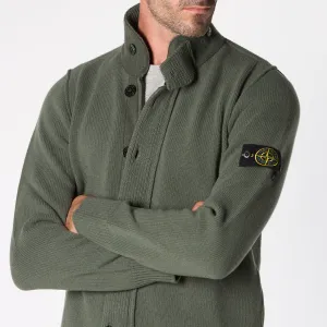 STONE ISLAND CARDIGAN 8115547A3 V0059 GREEN