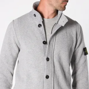 STONE ISLAND CARDIGAN 8115547A3 V0M64 GREY