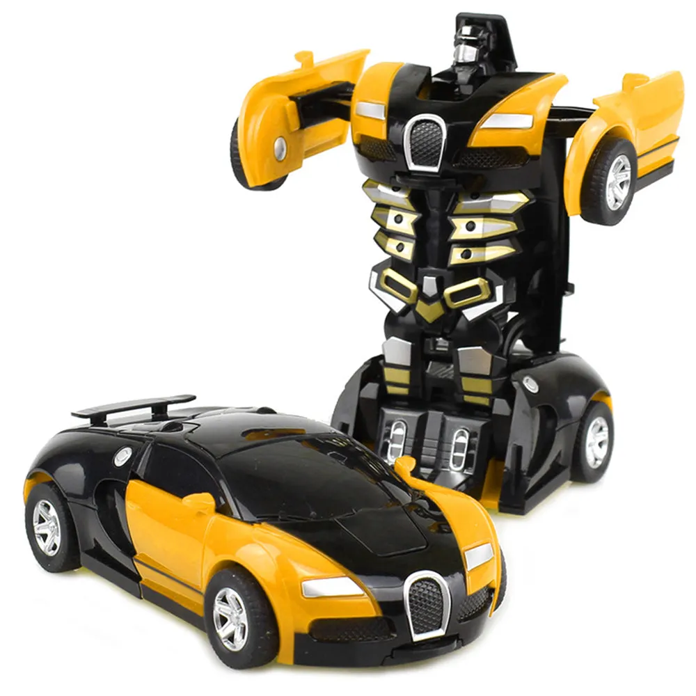 Tranforming Robot Vehicles Pull Back Car for Kids, TO0045