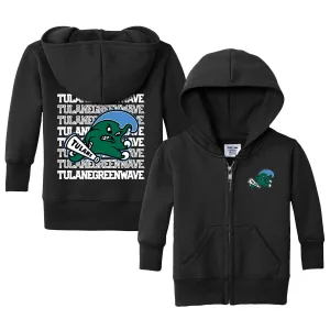 Tulane Green Wave Retro Infant Full-Zip Sweatshirt