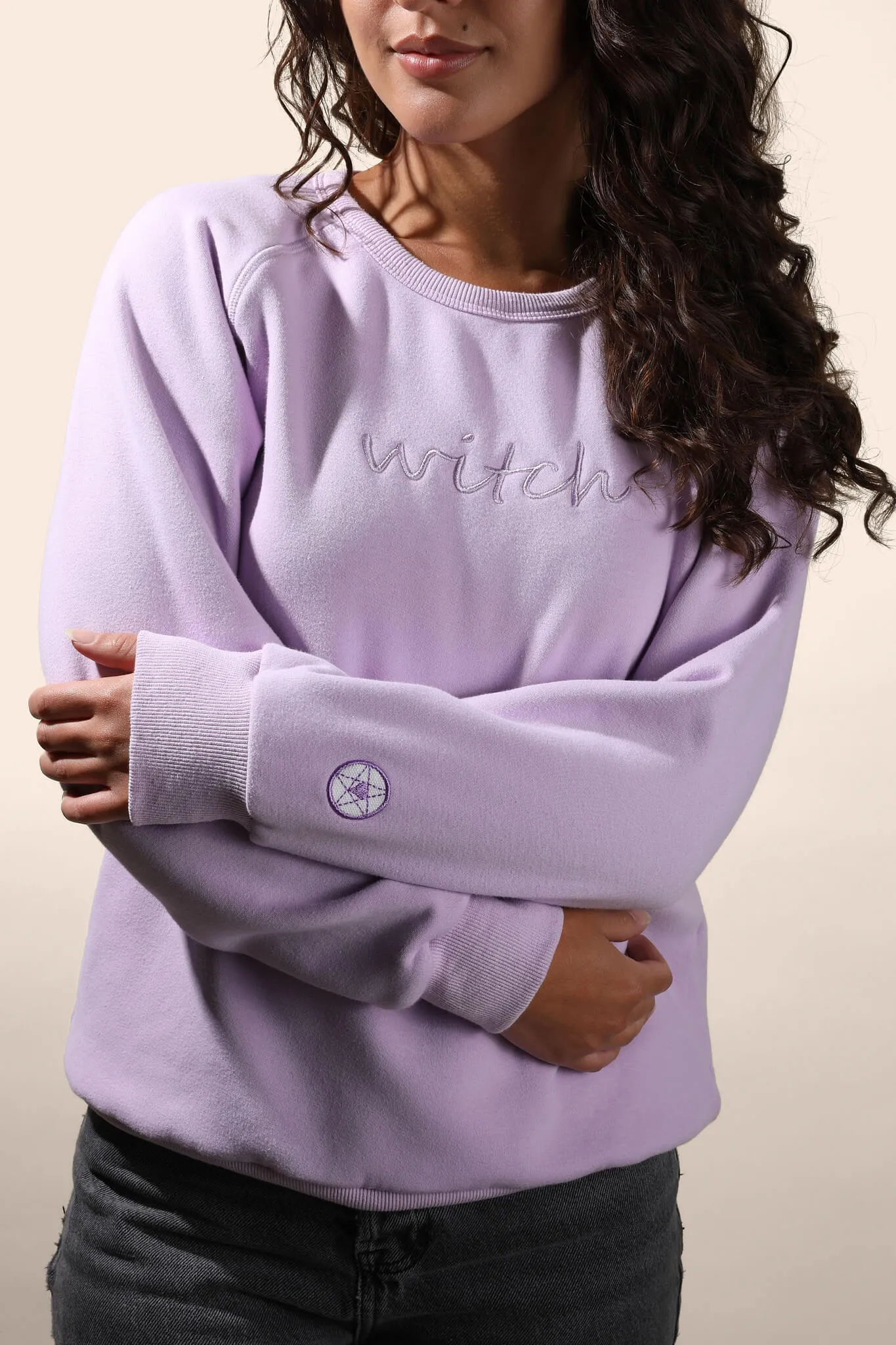 Witch Sweatshirt in Lavender