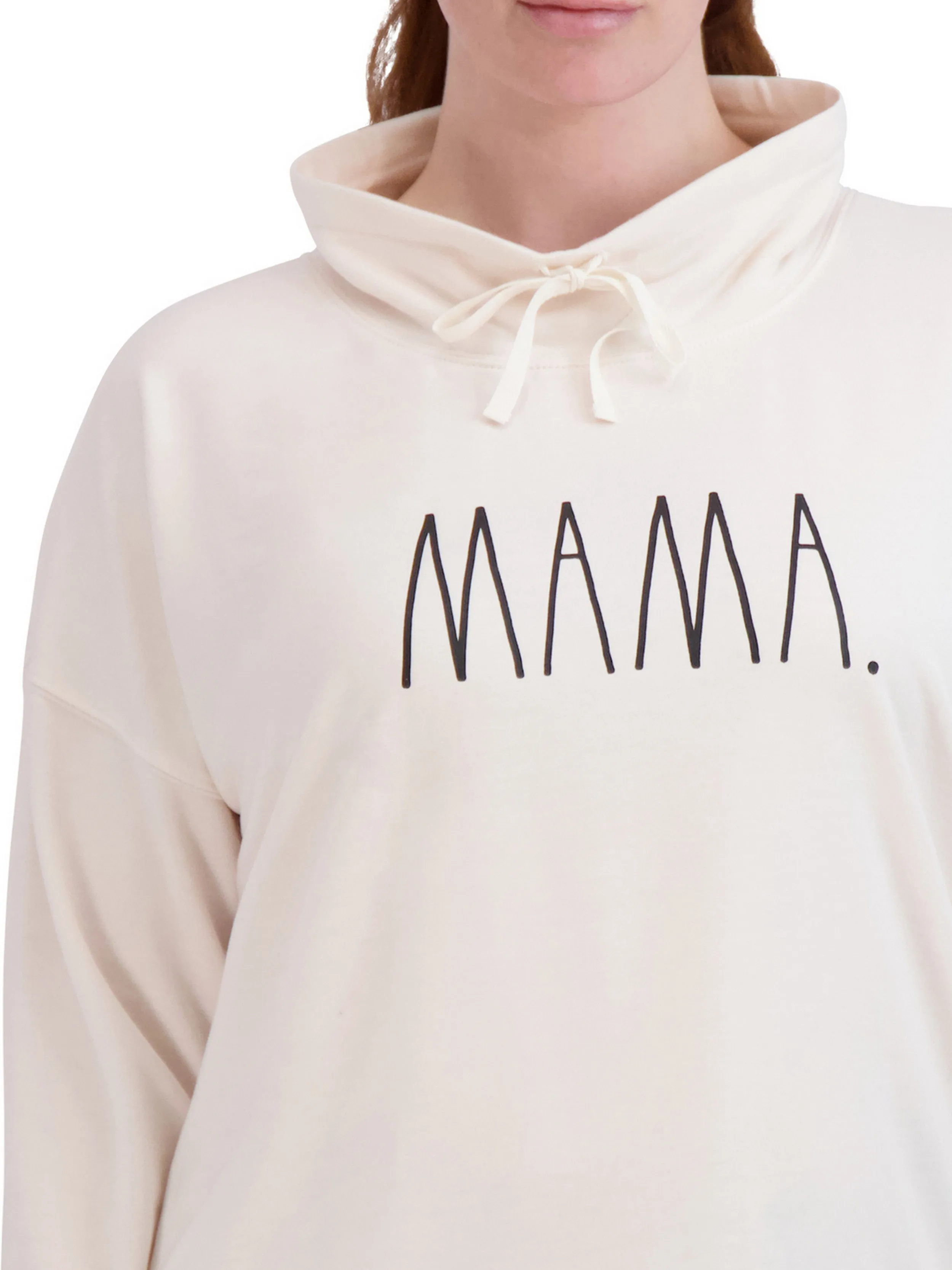 Women's "MAMA" Funnel Neck Sweatshirt